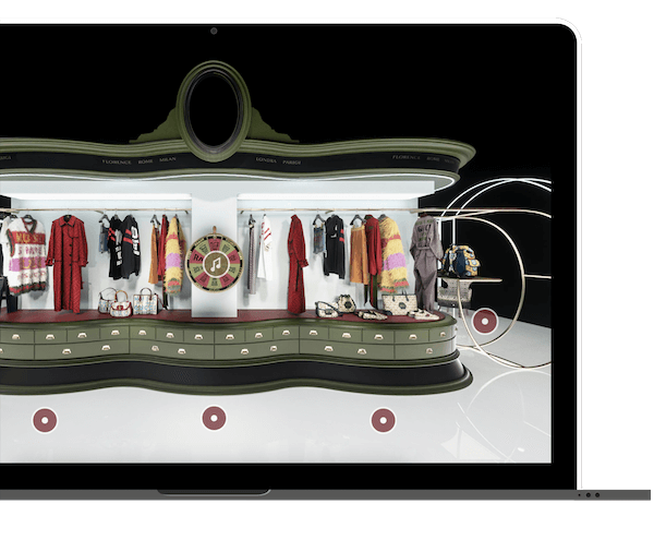 Immersive 3D fashion retail experience