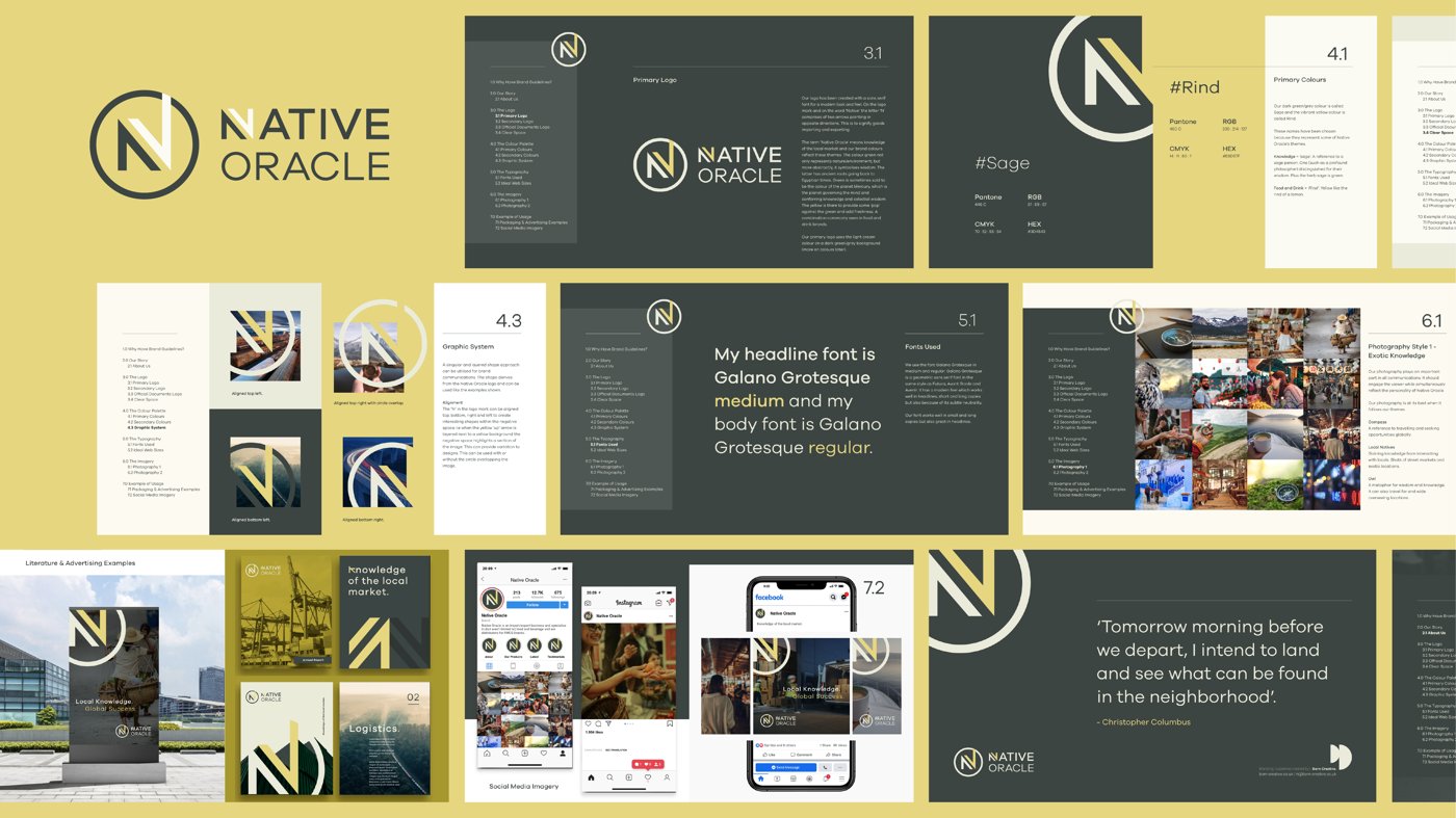 Native Oracle brand guidelines